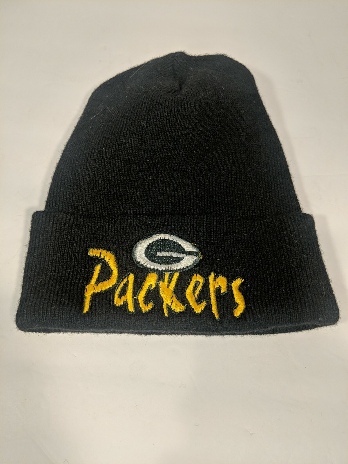 packers beanie black