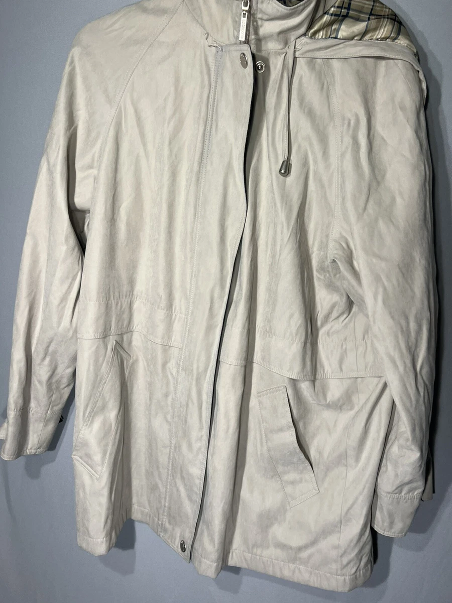 Womens Liz Claiborne Lightweight Jacket with Hood - Size Medium | eBay