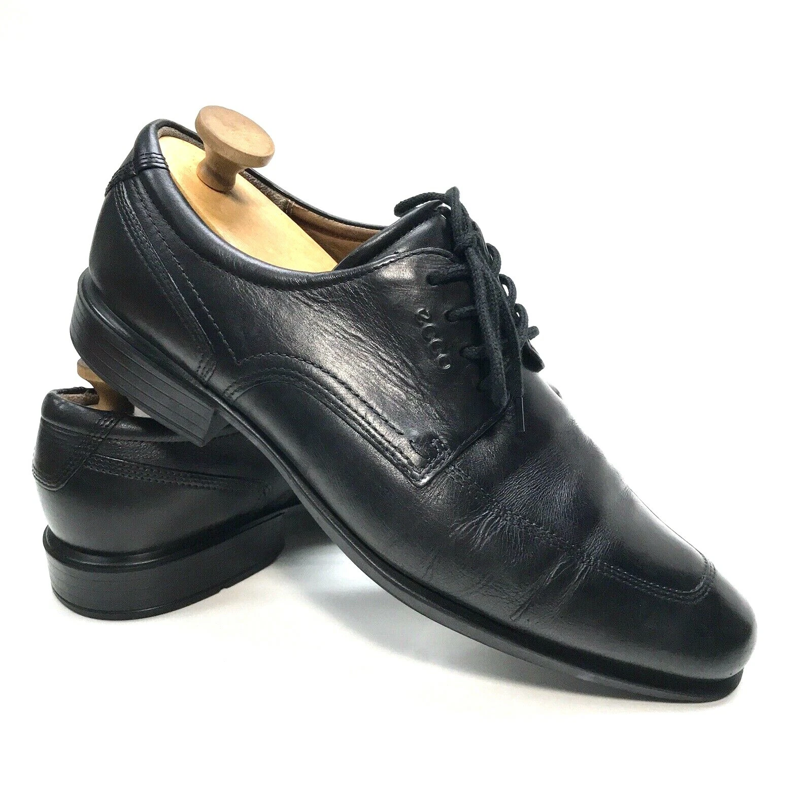 Abito comfort ECCO Windsor in pelle nera extra largo Oxford US 9 5 10 EU 44