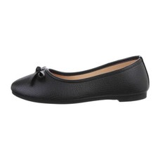 Classic ballet flats women's shoes 4636 Ital design in black