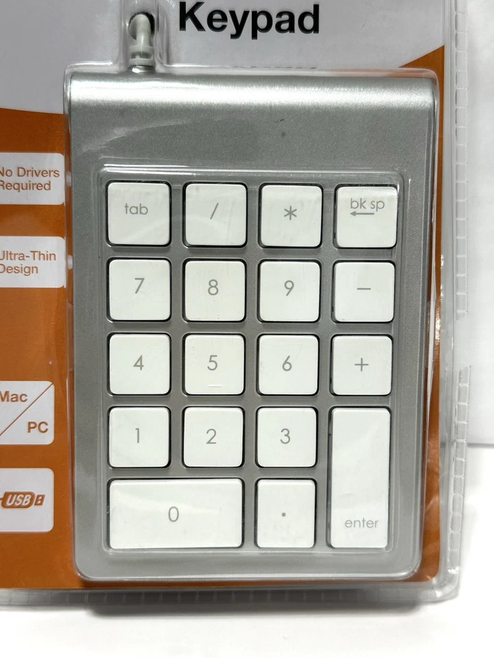 Satechi ST-U2NK USB Numeric Keypad Windows Or Mac NEW Sealed -FREE SHIP- - Image 3 of 4
