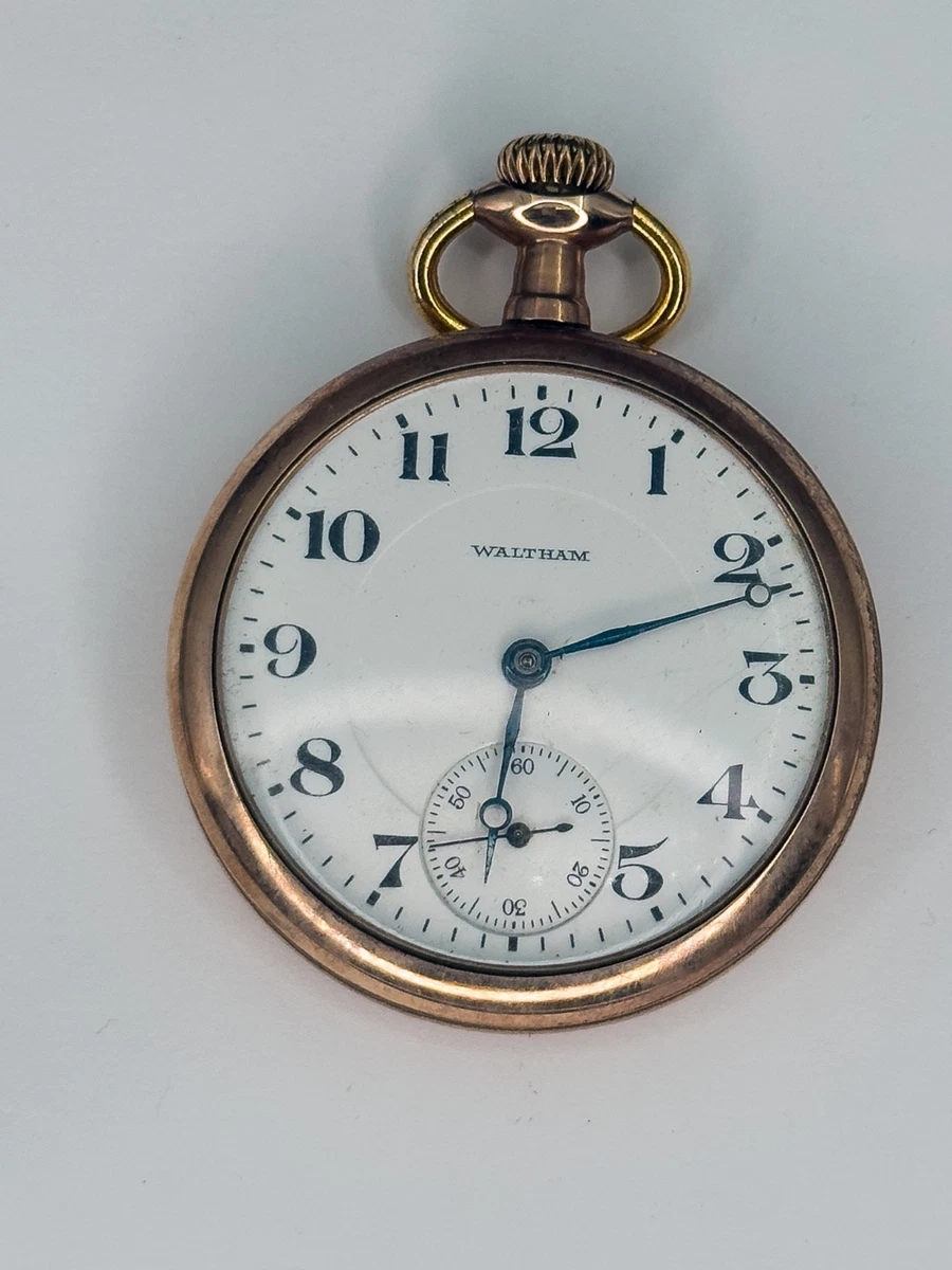Waltham Gold Filled Pocket Watch Pocket Watches with Vintage 1910