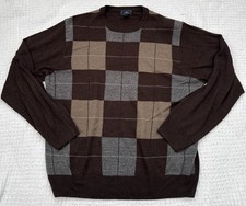 Dockers Men  s Vintage Style Brown Sweater Size XL