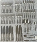 Gorham Buttercup Sterling Silver Flatware 57 Pieces Service for 8 + Extras