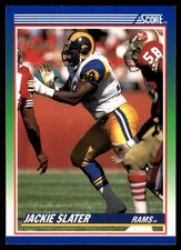Jackie Slater 1990 Score #81 Rams NFL READ FREE SHIPPING AutographDen