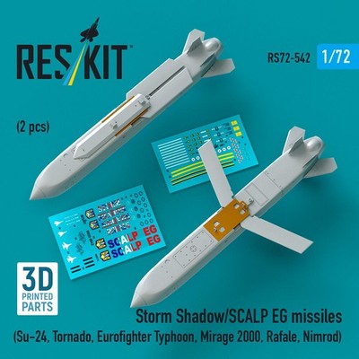 ResKit RS72-0542 - 1:72 Storm Shadow/SCALP EG missiles (2 pcs) (Su-24, Tornado, 