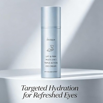 Korean Under Eye Balm Stick, Collagen Hydrating, Firming for Fine Lines & Mature