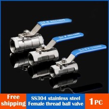 Ball Valve 1/2, 3/4, 1 Inch BSP, Female to Female, Standard Port (pack of 1)