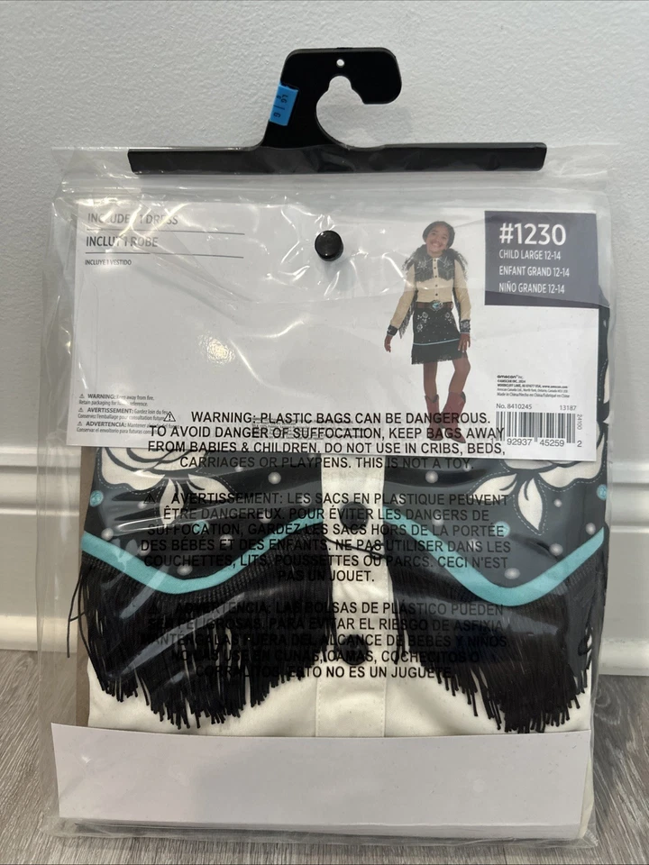 Disfraz Vaquera Vaquera Niño Talla Grande 12-14 Disfraz Halloween Niñas Foto 3 de 4