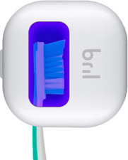 UV-C Toothbrush Sanitizer, Portable Cleaner, Travel Cover, Magnetic Holder, and