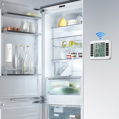 Digitales Thermometer Sensor Temperaturmonitor mit Hörlarm für Küche