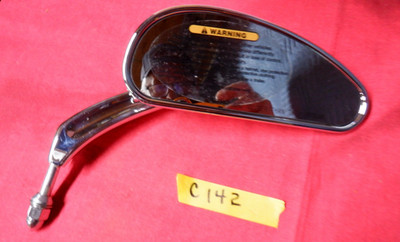 Harley OEM '82-Later PROFILE CUSTOM RIGHT TEARDROP CHROME MIRROR Misc