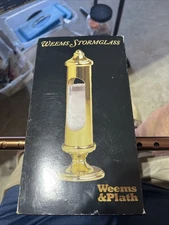 Weems Stormglass Brass in Black Gift Box and Original Packaging Weems & Plath