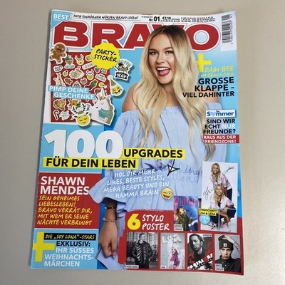 Bravo Heft Magazin 01 / 19.12.2017 Dagi Bee Lina Eminem Mike Singer