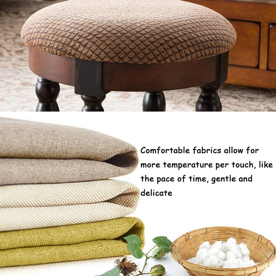 Design Toscano Grand Duchess Vanity Stool, 17 Inch, Walnut - Image 4 of 4