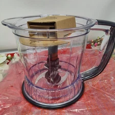 NEW Ninja Master Prep QB1004 40 oz 5 Cup Pitcher With Blade And Lid Replacement