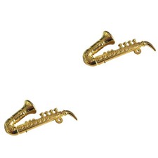 2PCS Musical Instrument Decor Mini Instrument Spielzeug f&uuml;r