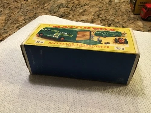 Vintage Matchbox by Lesney, M-6 Racing-Car Transporter BP Orig Box 1960’s