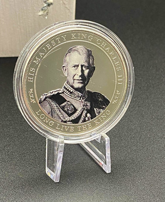 King Charles III Medaille/Token  Long Live the King   Succession  24,2 g