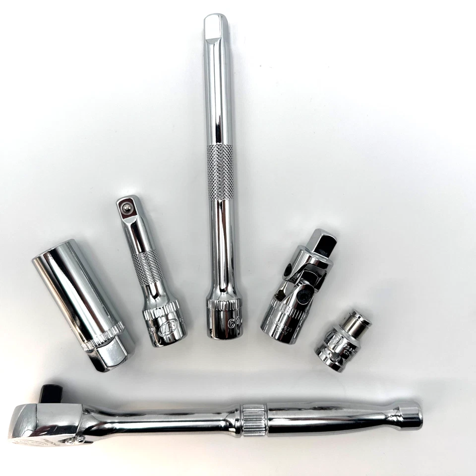 Ingersoll Rand 3/8" Dr. Ratchet Spark Plug Socket Extension Universal Joint bit - Image 4 of 4