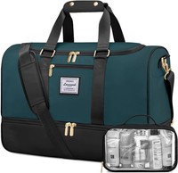 Sporttasche 37L Weekender Mit Kulturtasche Schuhfach Nassfach FüR Damen Reisen