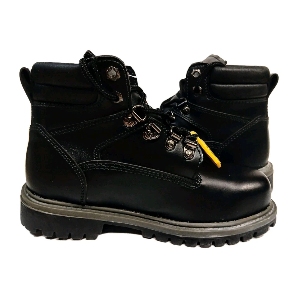 Wrangler Steel Toe Work Boots Mens Size 5 Black Durable Brand New With Tags - Image 3 of 4