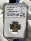 2024 $10 American Gold Eagle 1/4 oz NGC MS69 ER Blue Label
