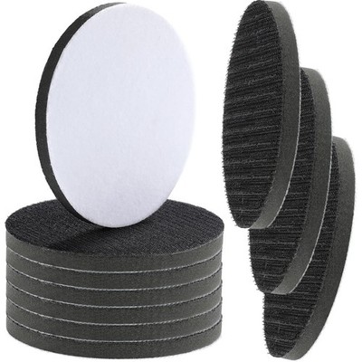 10 Pack 6 Inch Hook and Loop Soft Foams Buffering Pad Sponge Cushion Buffer Pad