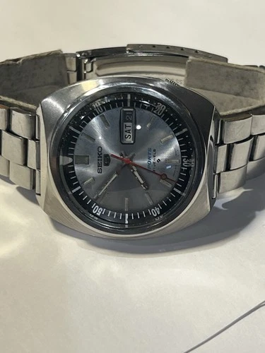 SEIKO RARE VINTAGE 70M SPORT DIVER, 6119-6023, SILVER DIAL,  ALL ORIG., SS, GOOD