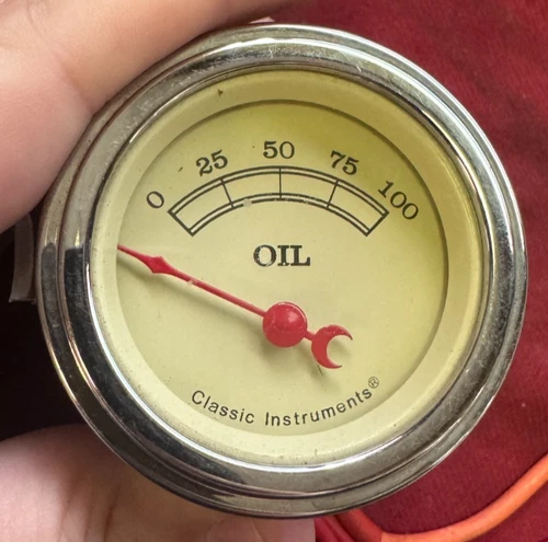 Classic Instruments VT81GLF VINTAGE OIL PRESSURE GAUGE