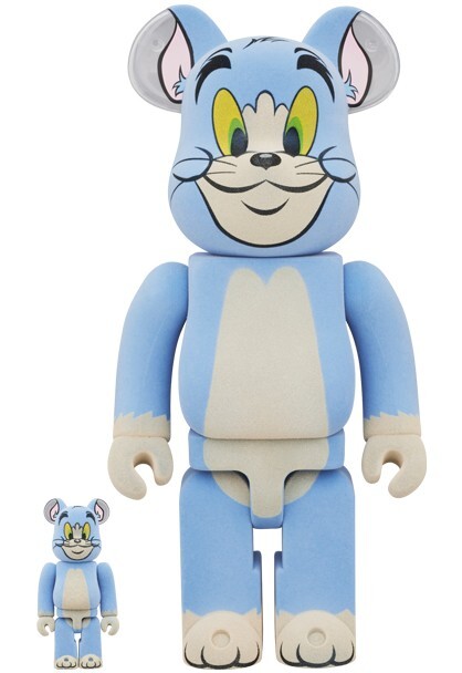 MEDICOM TOY BE@RBRICK TOM & JERRY(Classic Color)FLOCKY Ver MEDICOM TOY BE@RBRICK TOM & JERRY(Classic Color)FLOCKY Ver