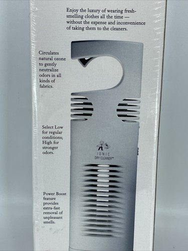 Rare New Sealed Sharper Image SI631 Closet compact ionic dry cleaner deodorizer - Picture 8 of 11