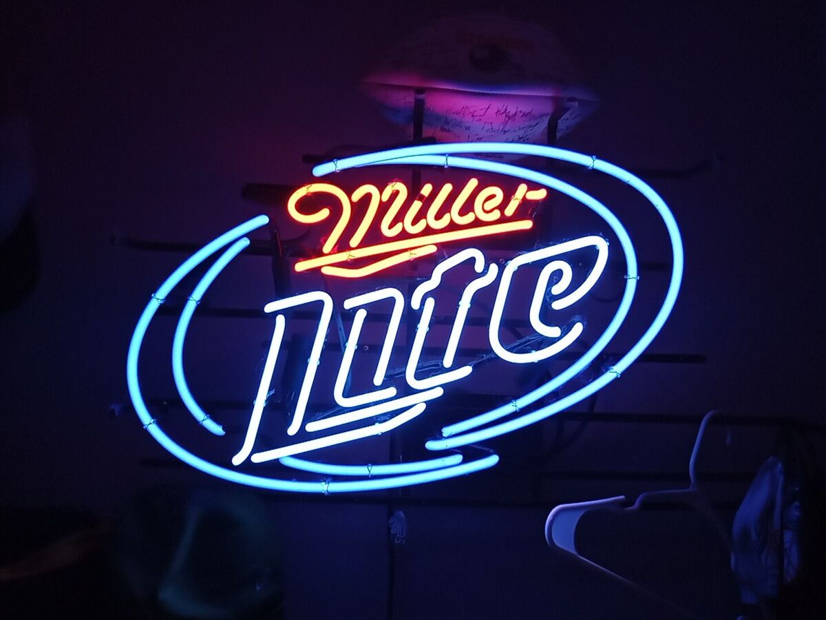 vintage miller light neon beer sign | eBay vintage miller light neon beer sign | eBay