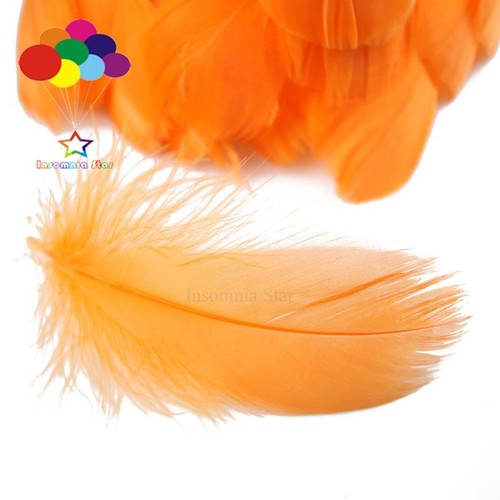 Diy 100 Pcs/Lot Colourful Goose feather 4-7cm 1-2 Inch Stage Props Dream Catcher - Picture 60 of 138
