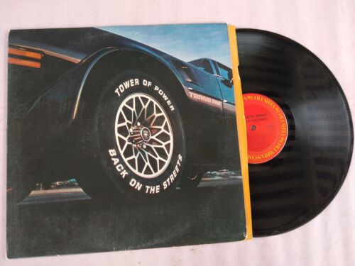 TOWER OF POWER Back on the Streets 35784 Funk Vinyl LP 1979 Kendur sehr guter/sehr guter Zustand + cVG