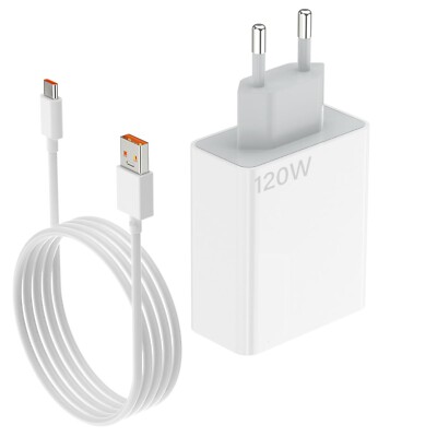 120W Hypercharge European Charger Europe Travel Plug Adapter For Xiaomi 15 14...