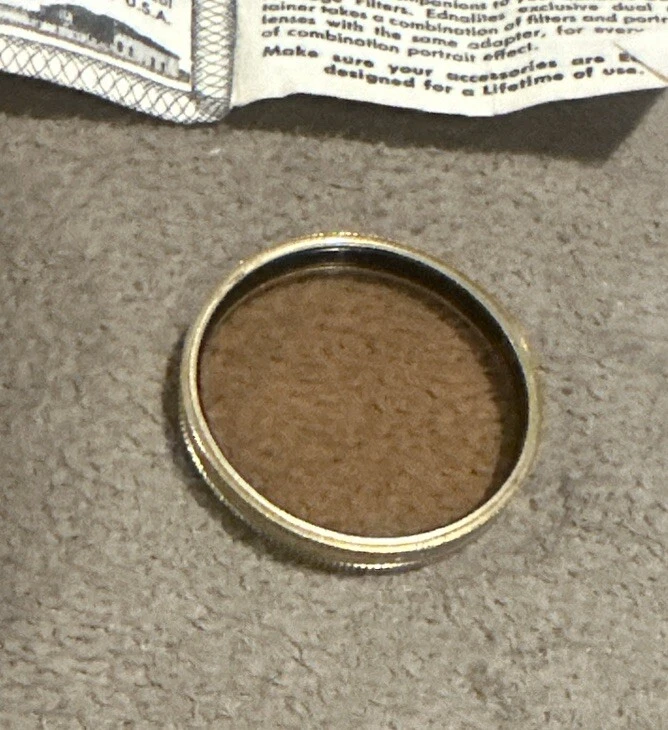 Ednalite Series 5 V Chrome C # 85-C Warming Filter *Drop-In w/Leather Case *NEW - Image 2 of 4