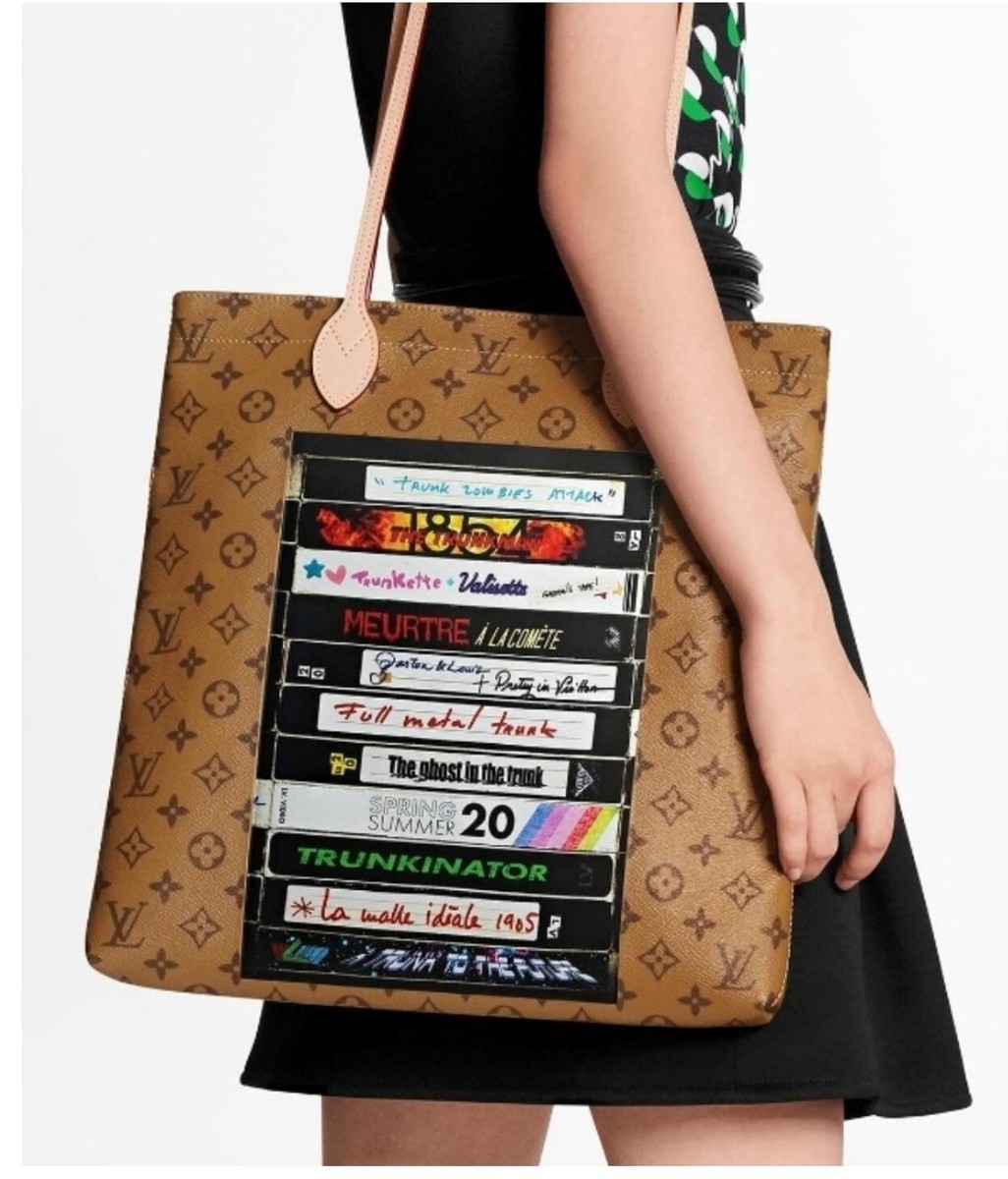 LOUIS VUITTON Carry It Reverse Monogram VHS Coated Canvas And