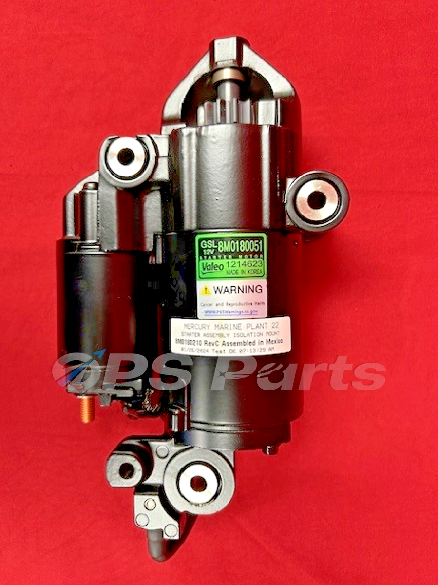 NEW OEM Mercury (105, 135, 150) EFI 150R, V6 / V8 Starter Motor
