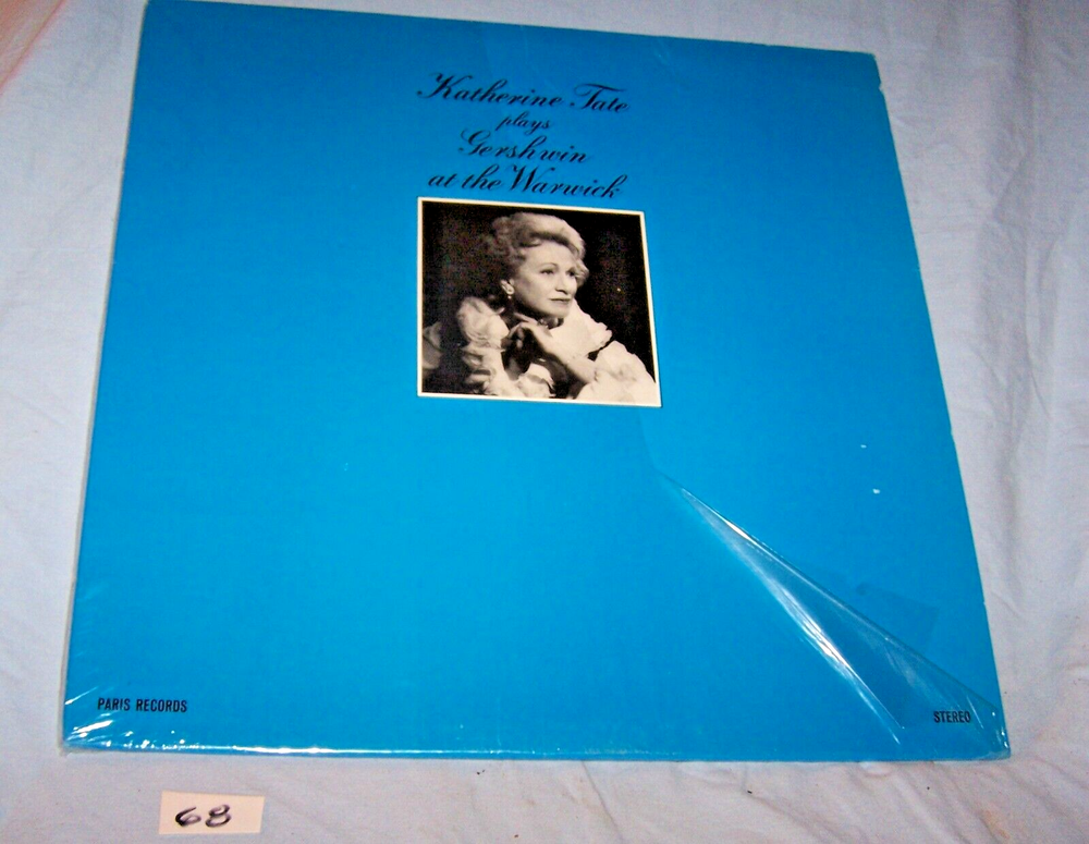 Katherine Tate Plays Gershwin Warwick Record Album HTF Lot 68