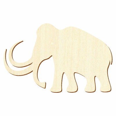 Holz Mammut - Deko Zuschnitte Größenauswahl