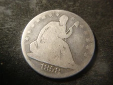 1858-O Seated Liberty Half Dollar Decent Coin HZX#2