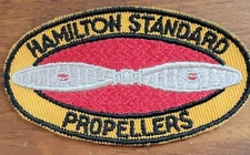Vintage HAMILTON STANDARD PLANE PROPELLER Patch (Airplane, Aircraft Related) NEW
