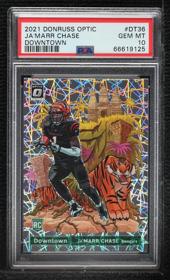 2021 Panini Donruss Optic Ja'Marr Chase #DT-36 for sale | eBay