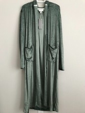 Berkshire Homewear Island Fleece Hooded Robe - Teal Sz S a623280 -
