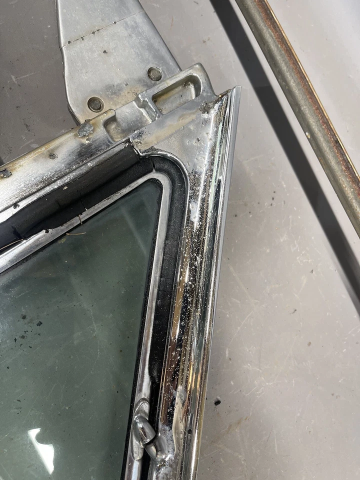 Ford Galaxie 1964 1963 convertible ventana ventilación marcos de vidrio personalizados 500 LH RH OEM Foto 4 de 4