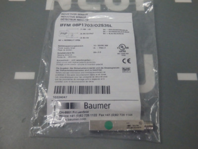 IFFM08P170302S35L - BAUMER - IFFM 08P1703/02S35L / Induktive Proximity NEU