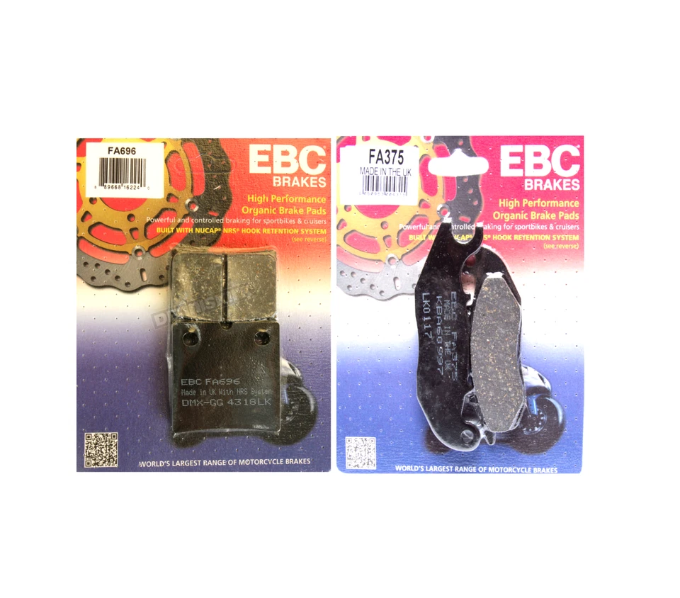 Se adapta a las pastillas de freno de disco delanteras y traseras orgánicas para Honda MSX125 GROM 2013 - 2020 EBC Foto 2 de 2