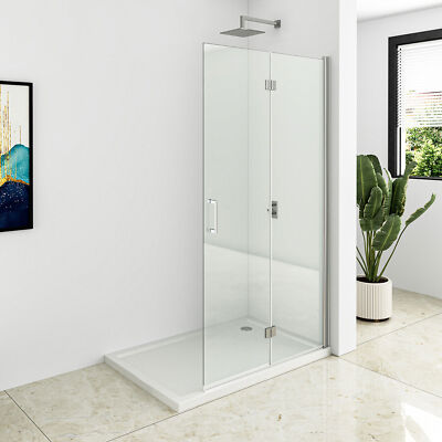 Walk In Dusche Falttür Duschwand  Esg Glas Duschtür Duschabtrennung Dusche
