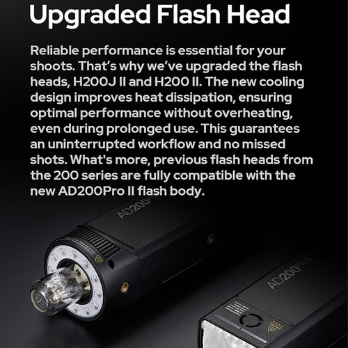 GODOX AD200 Pro II AD200Pro II 200W 2.4G Flash with Godox X3-C Trigger for Canon - Picture 2 of 12